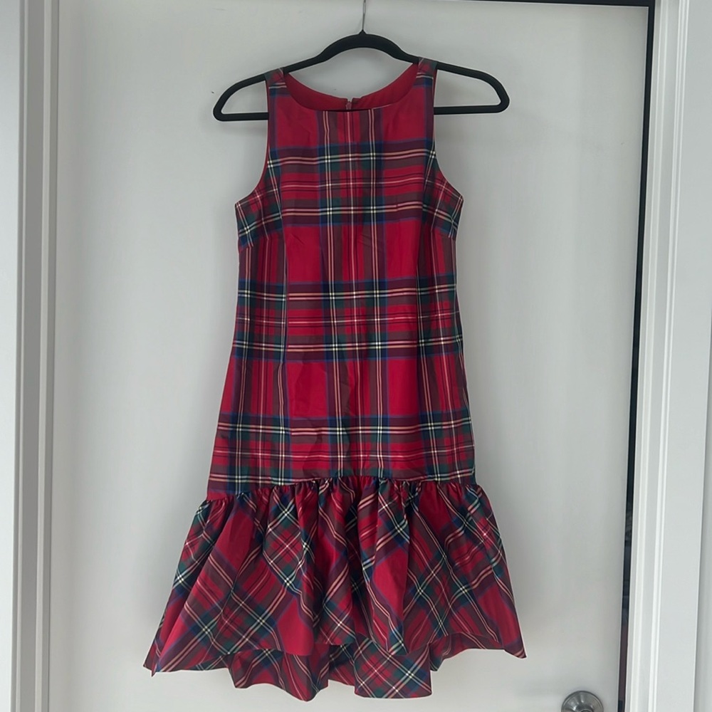 NWT Vineyard Vines Plaid Drop Waist Dress